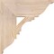 Ekena Millwork Merced Traditional Smooth Bracket, Douglas Fir, 5 1/2"W x 18"D x 18"H BKT06X18X18MRC01SDF - alternate 3